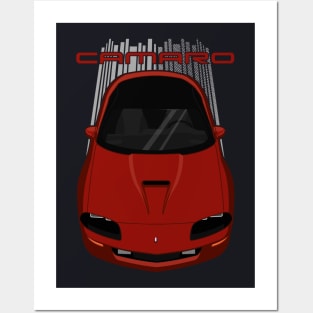 Camaro 4th 1993-1997 - Cayenne Red Posters and Art